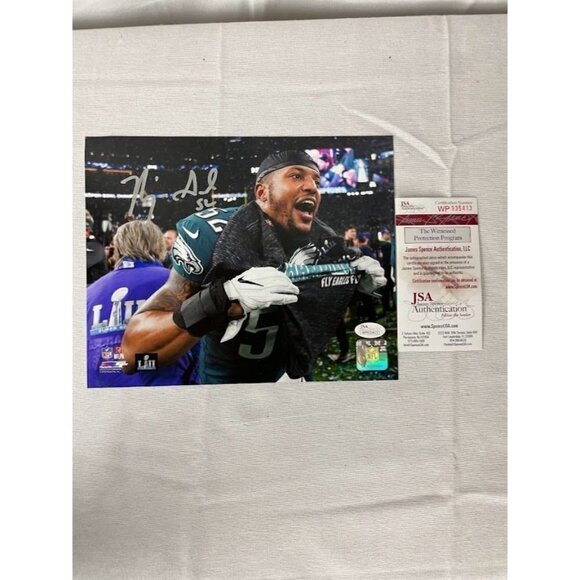 Najee Goode signed autographed Philadelphia Eagles SBLII 8x10 Photo JSA - Picture 1 of 3